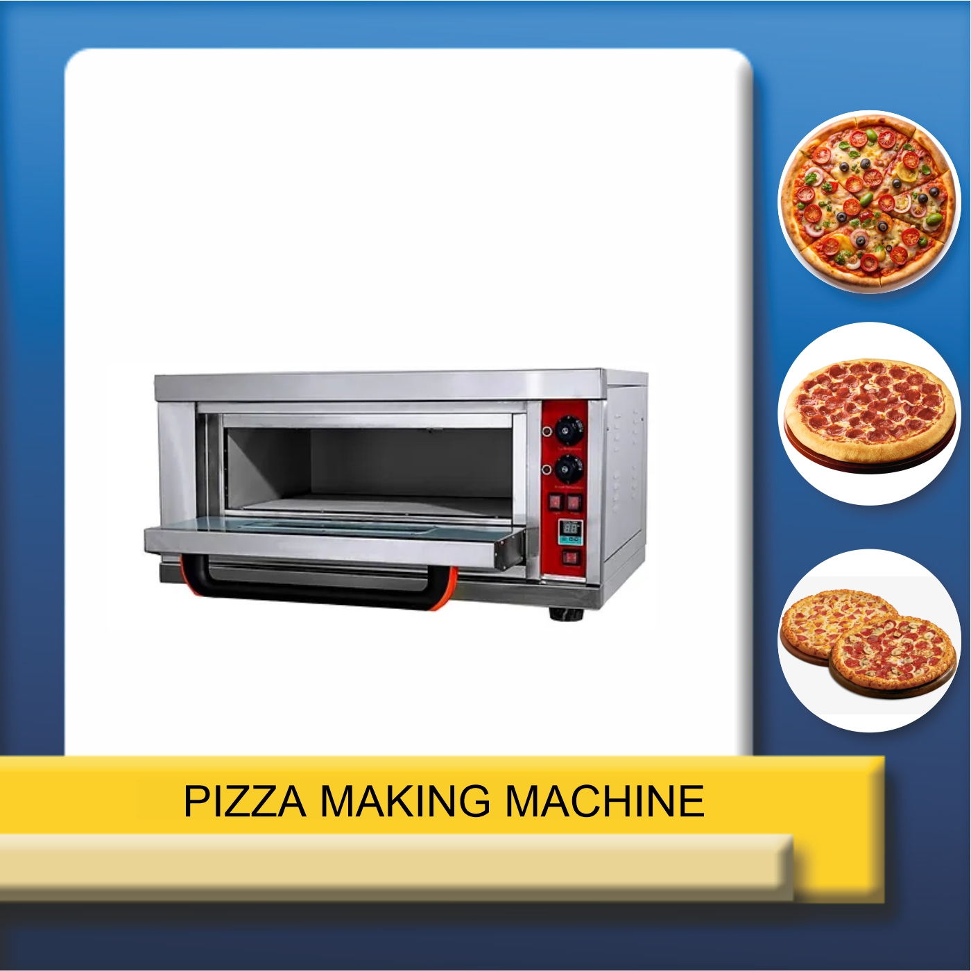 horizontal pizza making machine without stand